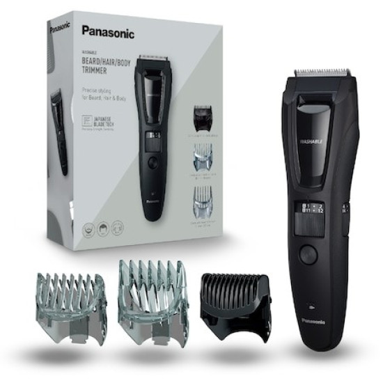 Aparat de tuns Panasonic, cu inalta precizie, ER-GB61-K503, pentru aranjarea barbii, a parului de pe cap și de pe corp Aparat de tuns Panasonic, cu inalta precizie, ER-GB61-K503, pentru aranjarea barbii, a parului de pe cap și de pe corp