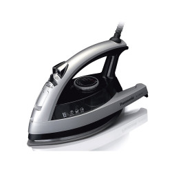 Fier de calcat Panasonic cu aburi, multidirectional, putere maxima 2200W, NI-JW670CLTV, negru/argintiu