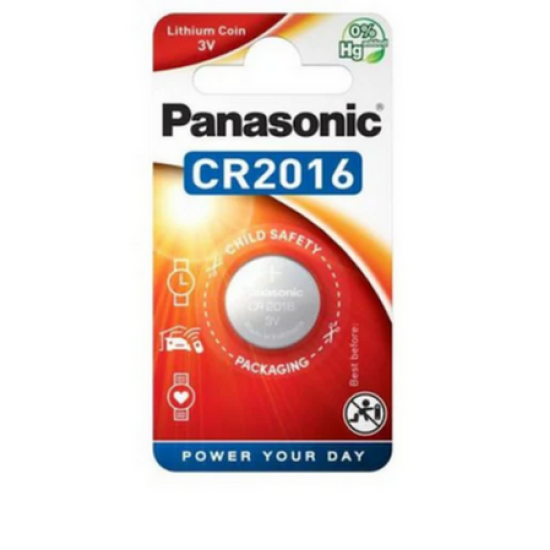 Baterie Panasonic, 3V, litiu, CR-2016L/2BP Baterie Panasonic, 3V, litiu, CR-2016L/2BP