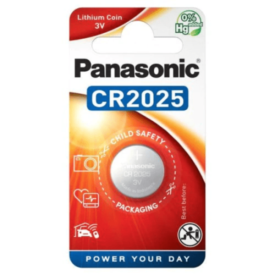 Baterie Panasonic, 3V, litiu, CR-2025L/2BP Baterie Panasonic, 3V, litiu, CR-2025L/2BP