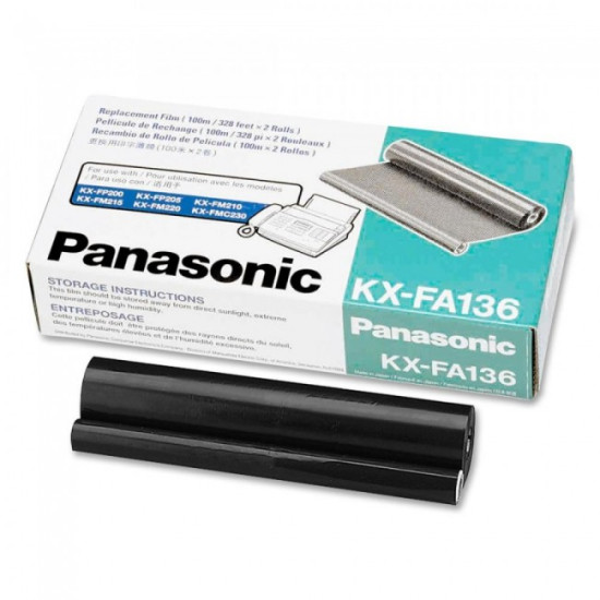 Cumpara acum Film fax Panasonic KX-FA136A-E la doar 209.24, Beneficiezi de cel mai bun pret si livrare rapida in toata tara