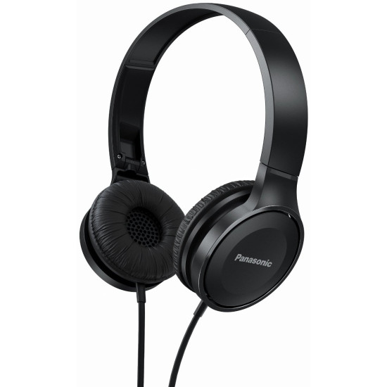 Casti Audio On Ear pliabile, RP-HF100E-K, cu fir, Negru, Panasonic Casti Audio On Ear pliabile, RP-HF100E-K, cu fir, Negru, Panasonic