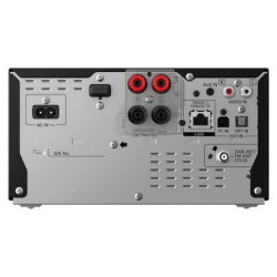 Microsistem audio High-Res, Panasonic, 120W, BT, USB-DAC, Lincs D-Amp, Difuzoare 3 cai, Optical-in, Negru, SC-PMX92EG-S, resigilat